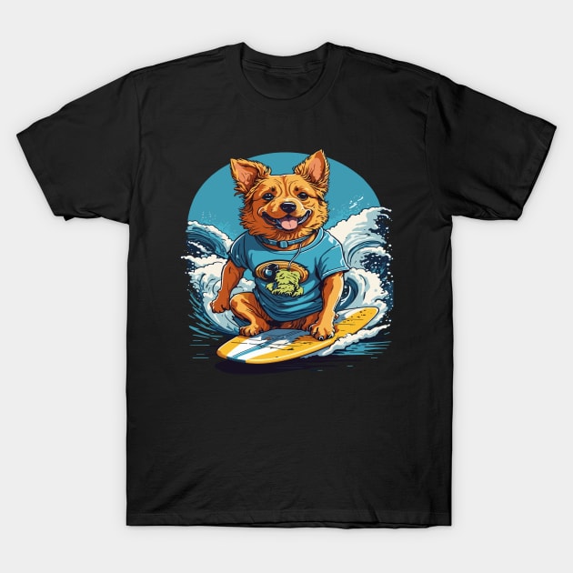 Surfer Dog T-Shirt by Lug